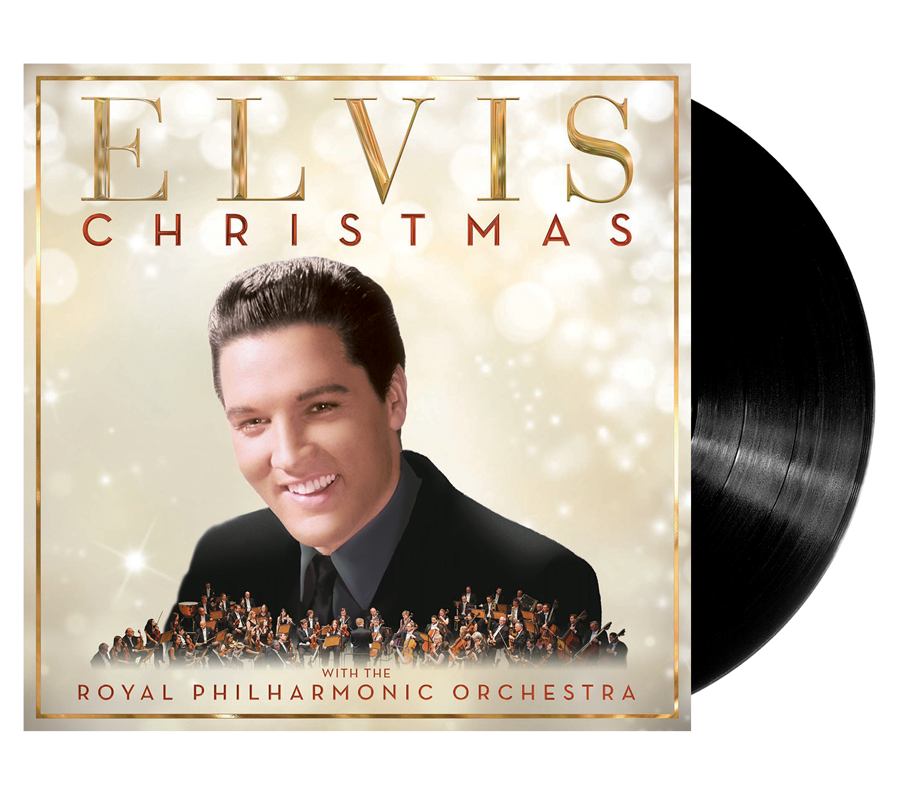 Image of Artwork for Elvis Presley's Christmas with Elvis and the Royal Philharmonic Orchestra (LP)